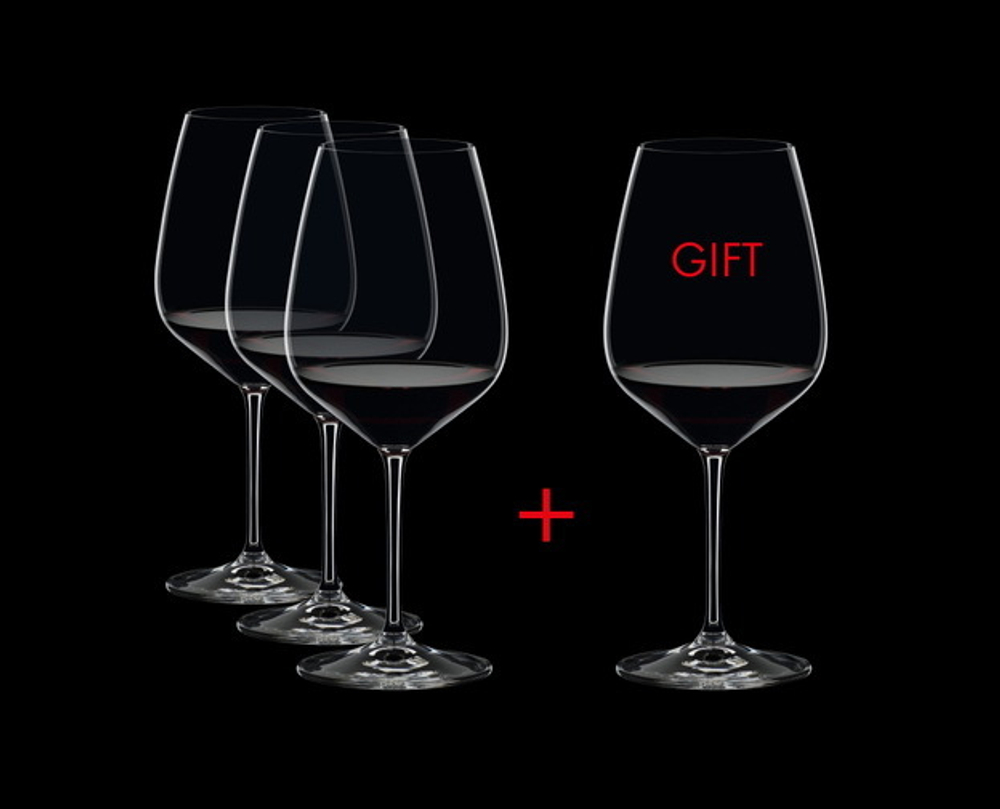 Набор из 4 бокалов для красного вина 800 мл Cabernet Extreme  Riedel