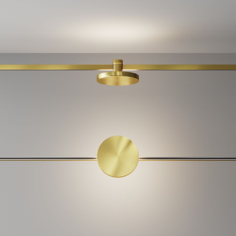 Трековый однофазный светодиодный светильник Maytoni Flarity Plato TR152-1-7W4K-BS