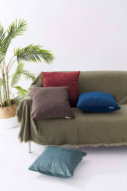 Наволочка 45х45 Sofi De MarkO Мулен Руж темный шоколад