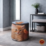 Пуфик в прихожую "Котики"