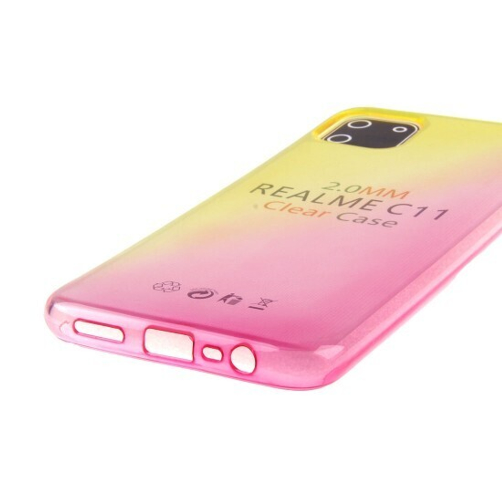 Чехол для Realme C11 Градиент, ТПУ, 012965
