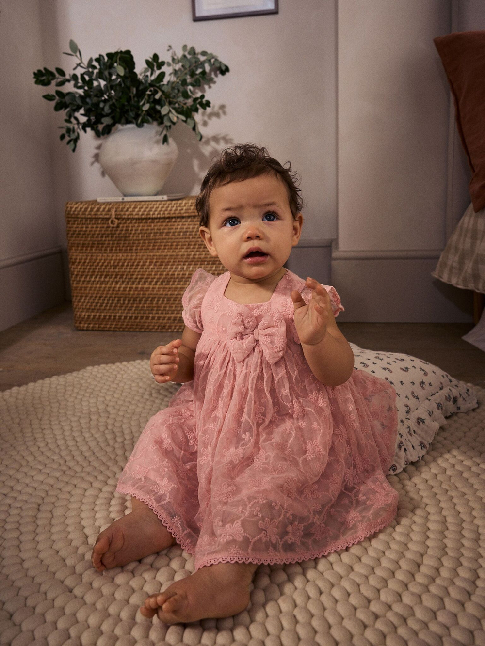 Платье для девочки Next AA8-197, Розовый