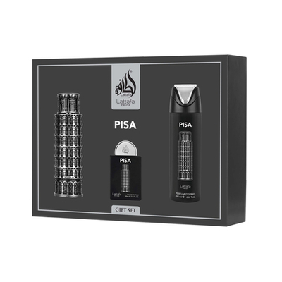 Lattafa Pride Pisa EDP 100 ml + EDP 20 ml + Bodyspray 200 ml (unisex) 1 St.