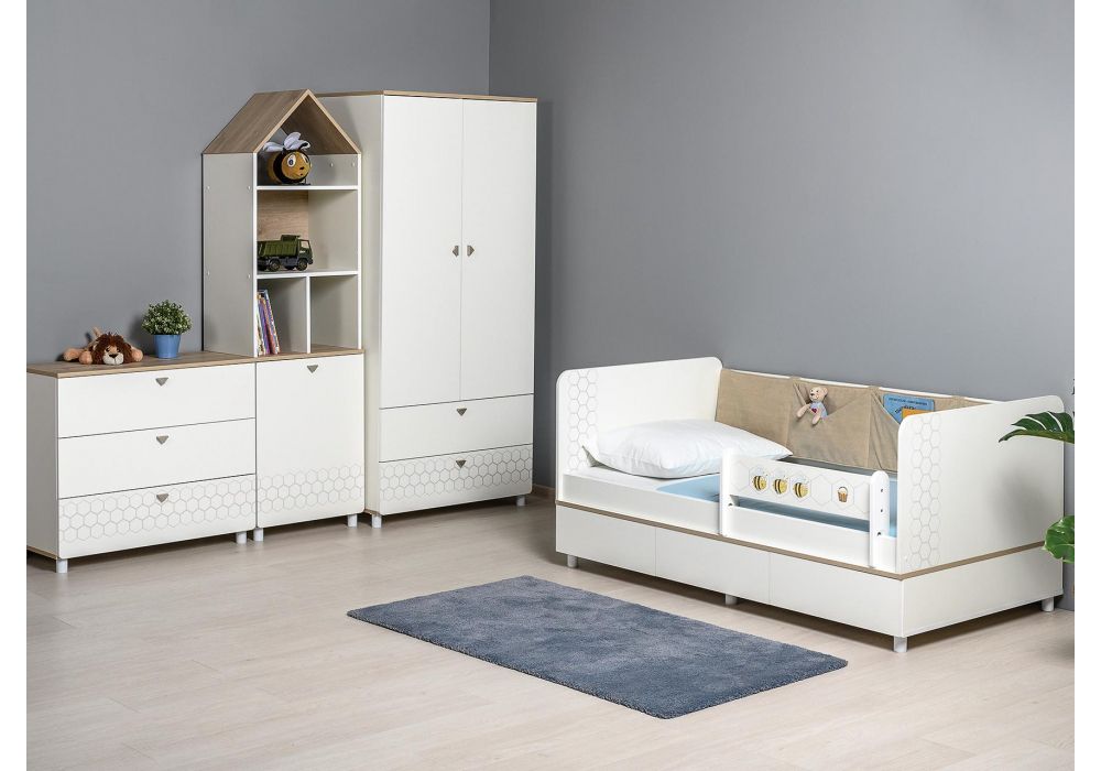 Софа Эльга белый шагрень