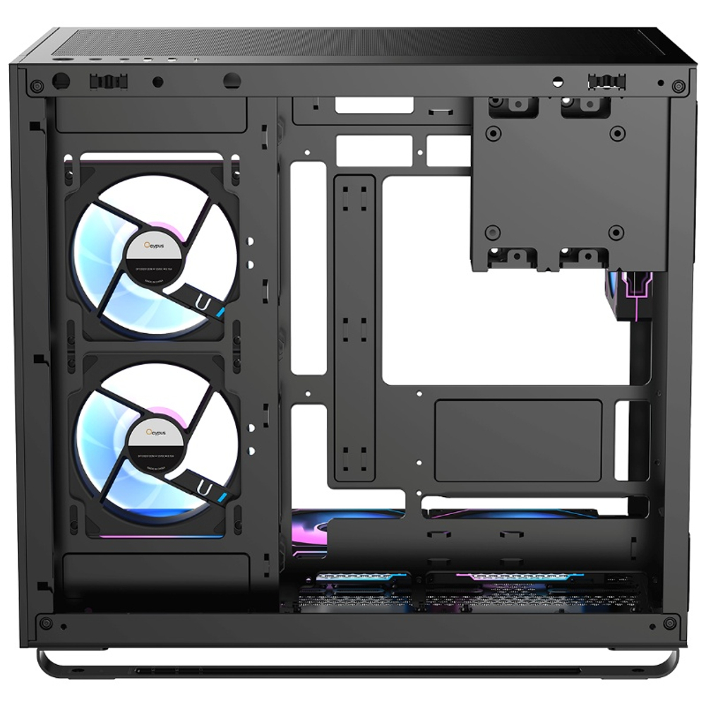 Корпус Ocypus Iota C70 BK ARGB, Midi-Tower, ATX, mATX, mITX, Black, Без БП