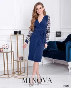 Платье 1120-синий Minova