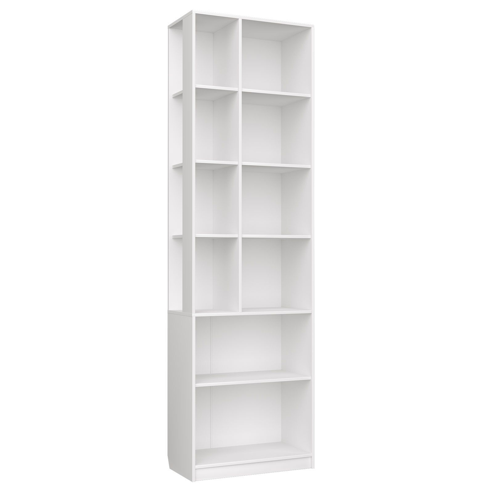 Шкаф-пенал Аквилон Мебель "Чарли", ЛДСП, белый, 220,5х65,1х35 см