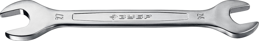 Рожковый гаечный ключ 24 x 27 мм, ЗУБР, 27010-24-27_z01