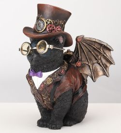 Veronese WS-1358 Статуэтка в стиле Стимпанк «Кот-изобретатель»