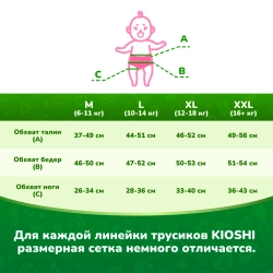 Трусики-подгузники Kioshi L 42шт
