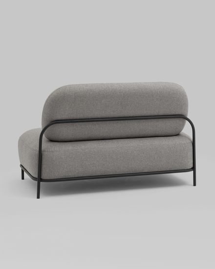 Диван Стоун рогожка серый