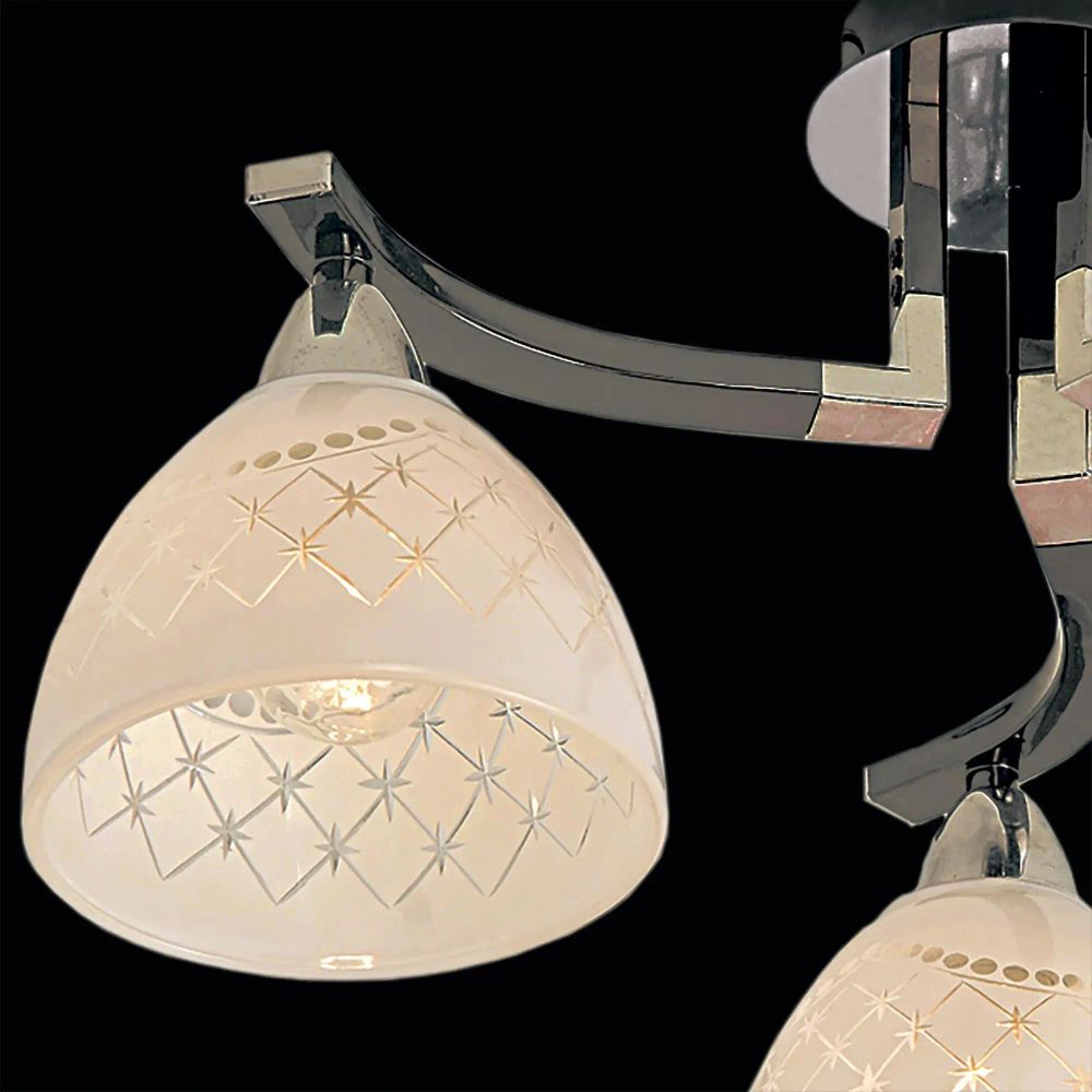 Citilux Кристи CL152131 Люстра потолочная Чёрный Хром