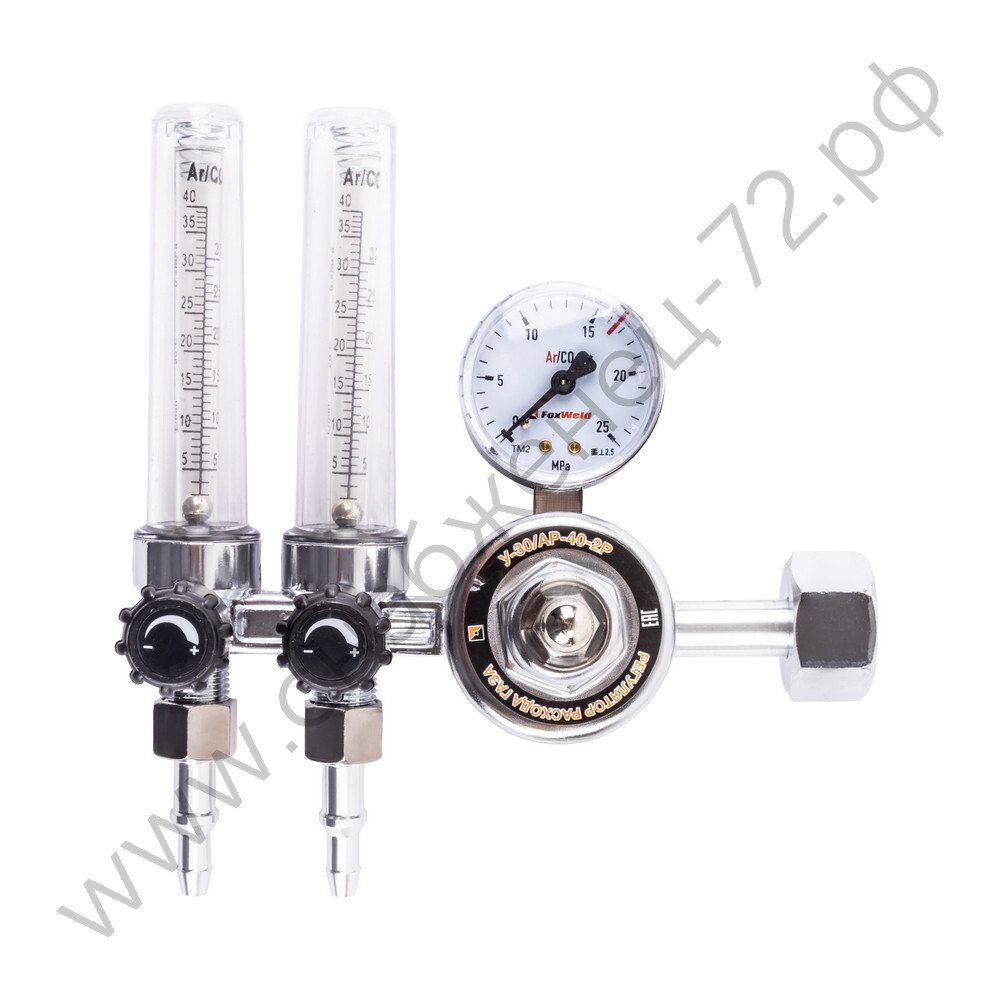 Регулятор расхода газа У-30/АР-40-2P (универсальный, 1 манометр)