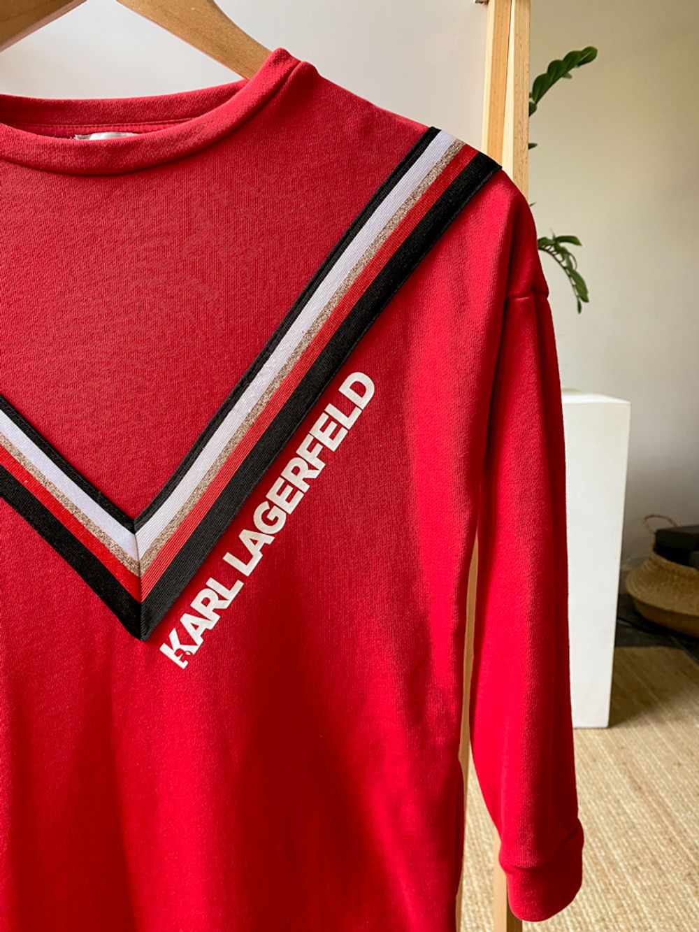 Хлопковое платье Karl Lagerfeld, 140