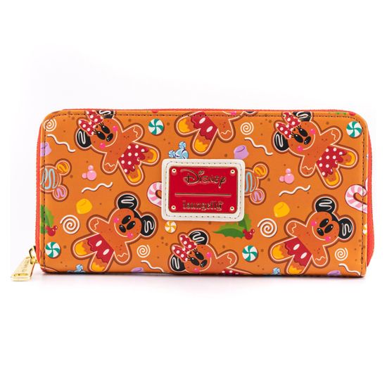Кошелек Loungefly Disney Ginger Bread AOP Zip Around Wallet WDWA1782