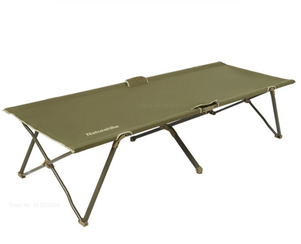 Раскладушка Naturehike XJC14, 205х73х49 см, до 120 кг, зеленая