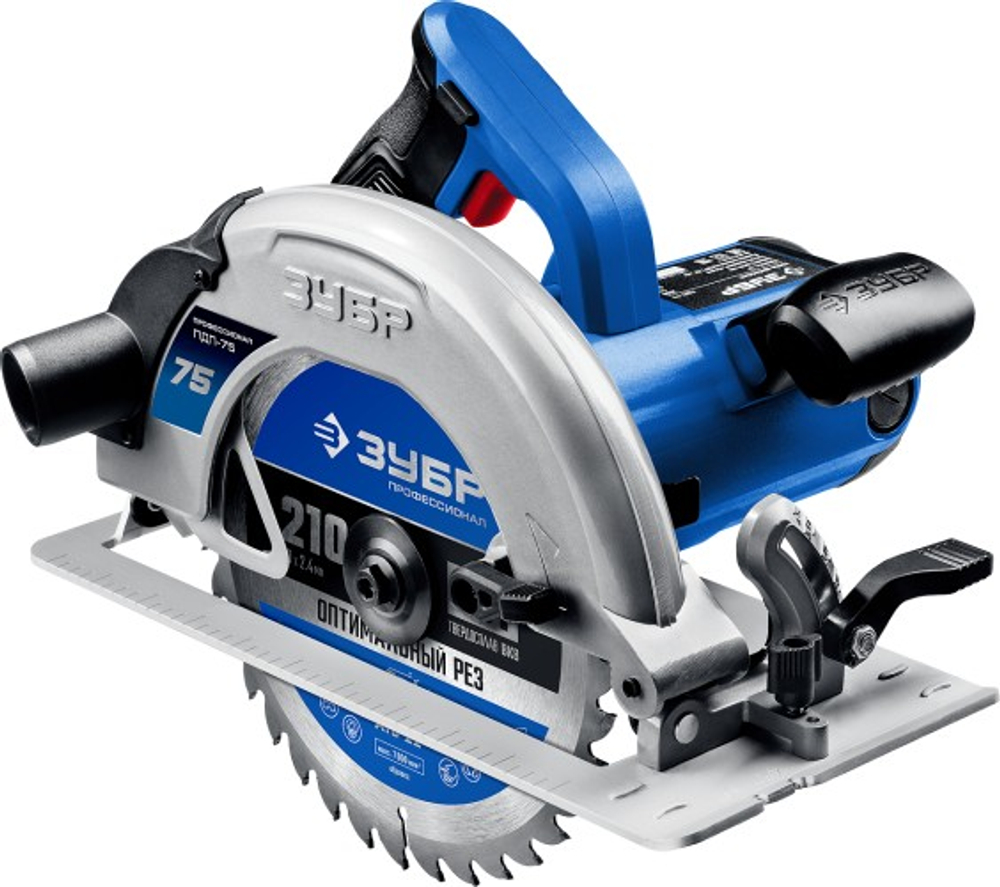 Пила циркулярная сетевая ЗУБР ПДП-75 Профессионал