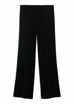 Брюки из бархата со строчками XNARA