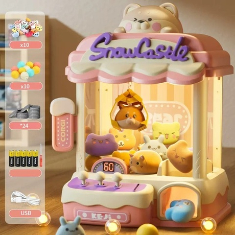 Игровой автомат SnowCastle, розовый
