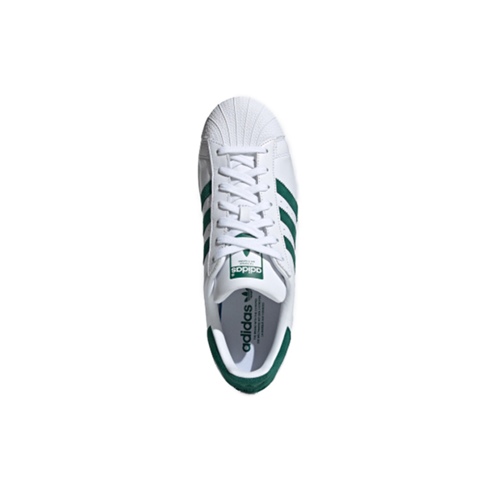Кроссовки Adidas Originals Superstar White Collegiate Green