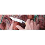 Нож Opinel №8, нержавеющая сталь, бук, с кожаным темляком