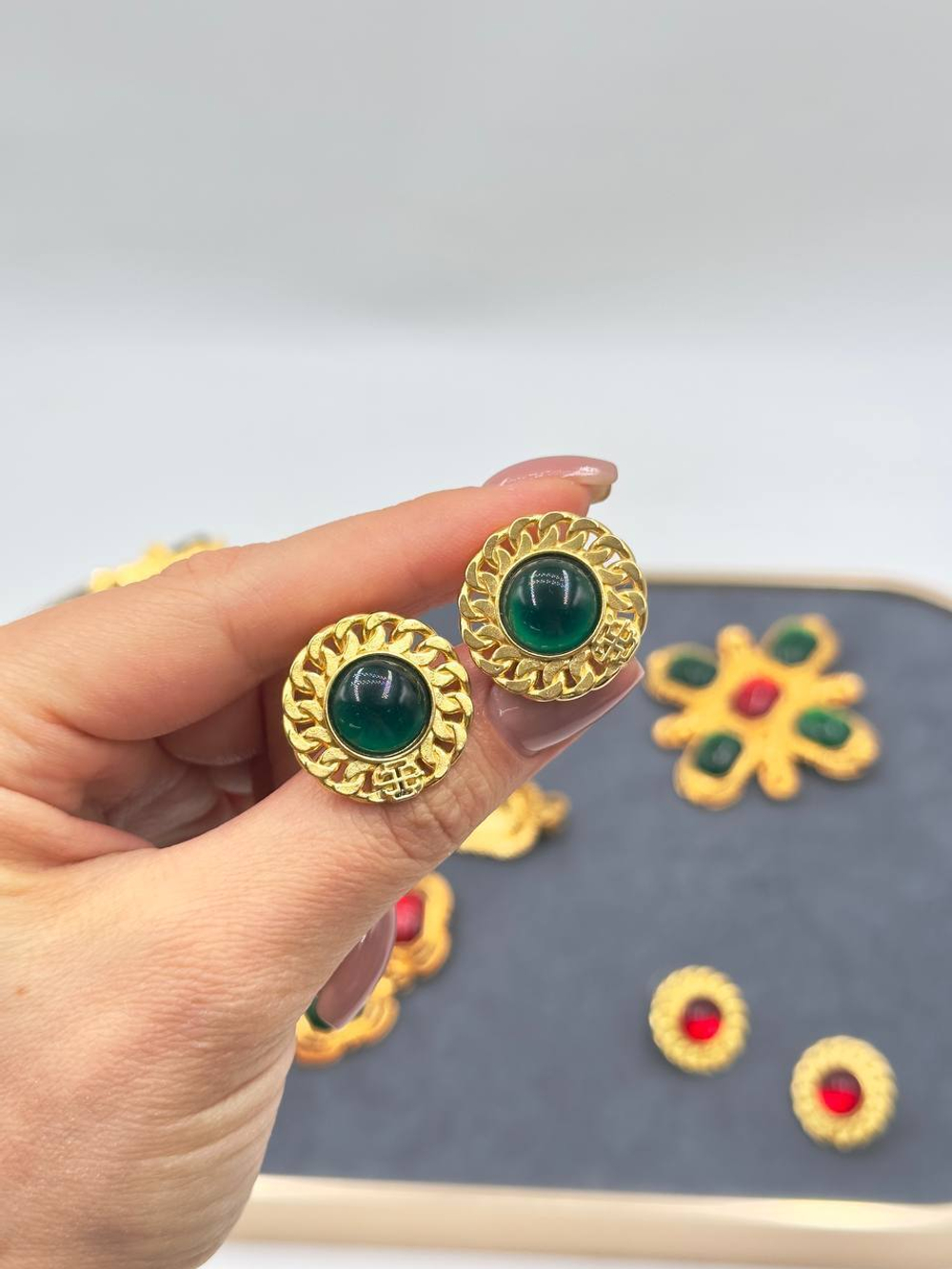 Серьги CHANEL