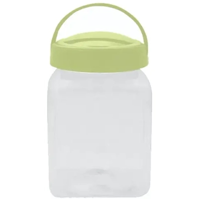 Емкость для хранения 2л «Verona» квадратная ПЭТ салатовый