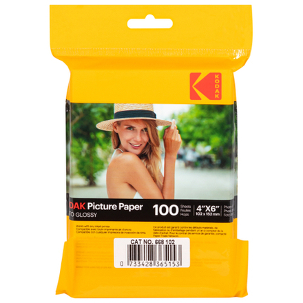 Фотобумага Kodak 668102 для струйной печати CC Paper 210 gsm 4x6 Glossy 100 листов