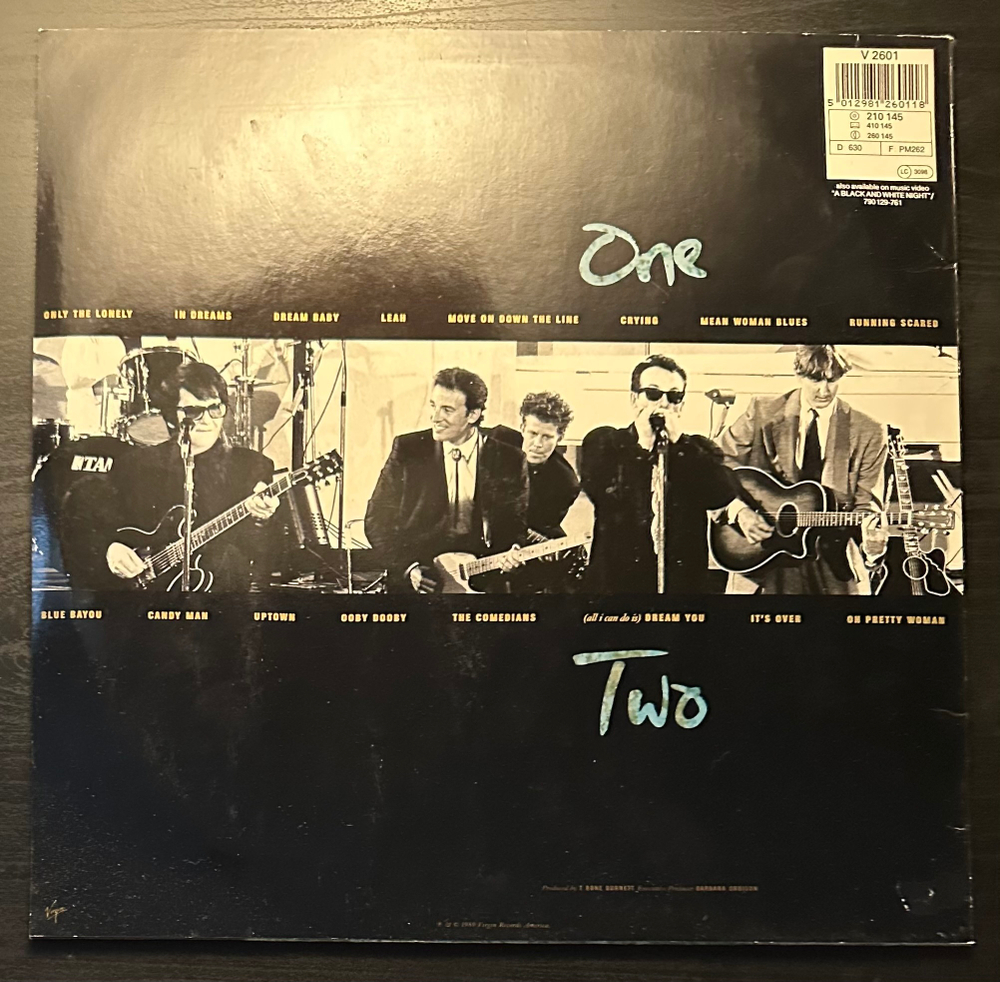 Roy Orbison - Roy Orbison And Friends - A Black And White Night Live (Европа 1989г.)