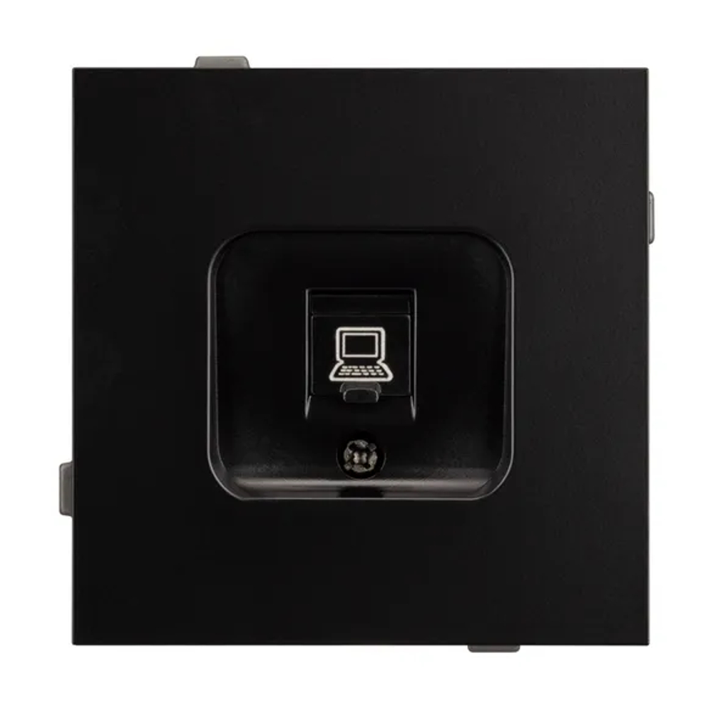 Механизм компьютерной розетки SCT-TENDO-MPC1-PL-BK (RJ-45, CAT6) (Arlight, -) 054104