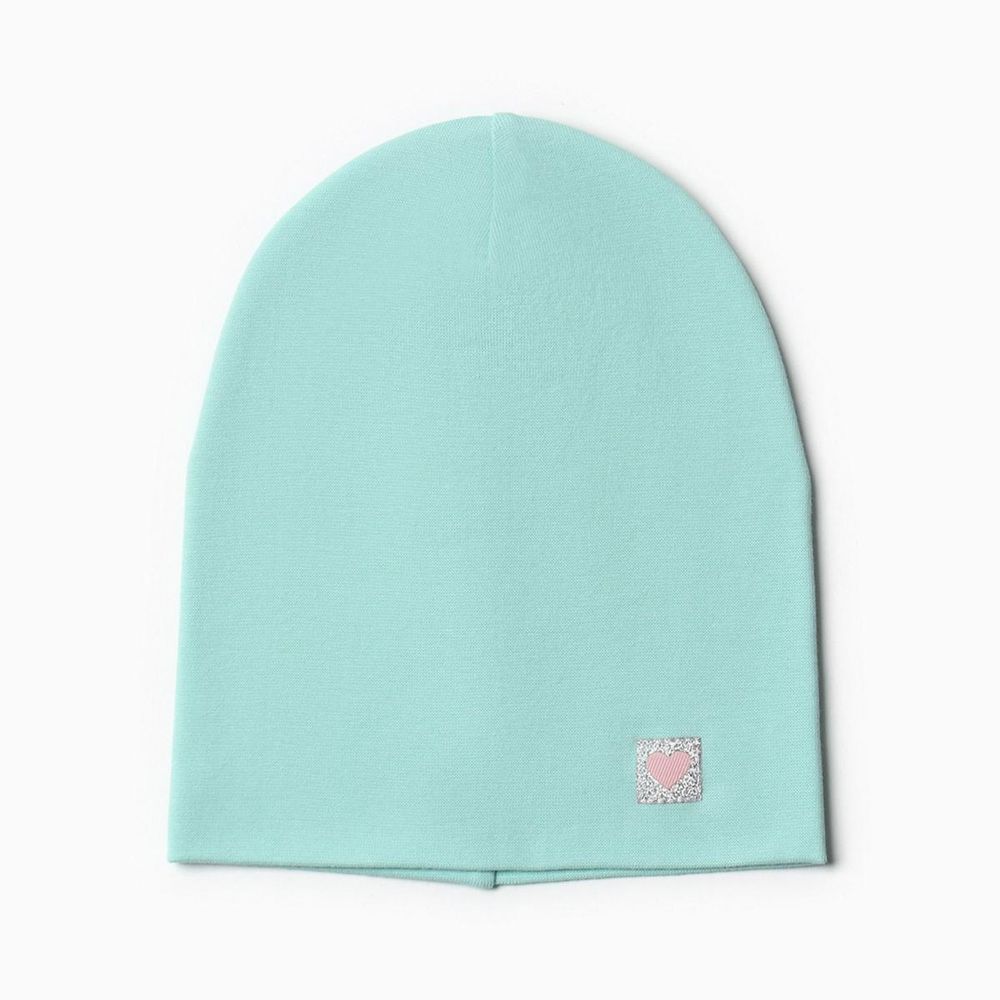 Шапка для девочки цвет мятный, р. 46-50 9931331 (HOH LOON) Шапка для девочки цвет мятный, р. 46-50 9931331 (HOH LOON)