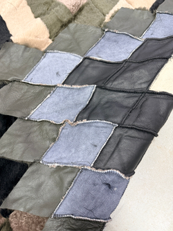 Покрывало меховое ковер из шкуры овчины