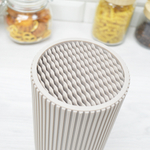 Подставка для ножей 23,5*11,5см, коричневая