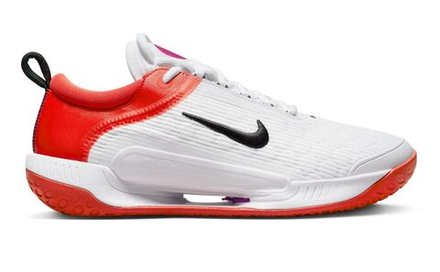 Мужские кроссовки теннисные Nike Zoom Court NXT HC - white/black/picante red/fuchsia dream