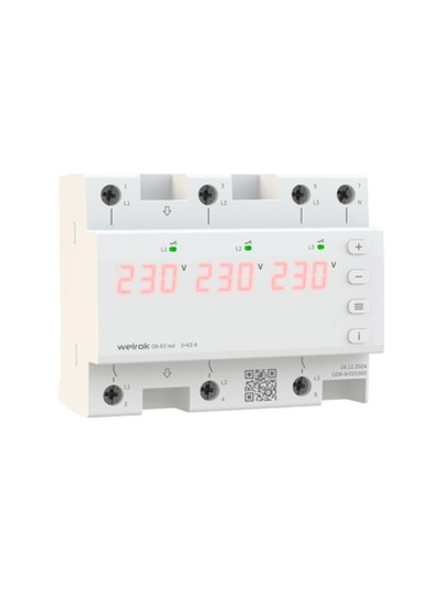 Реле напряжения D6-63 red Welrok 4660251140410