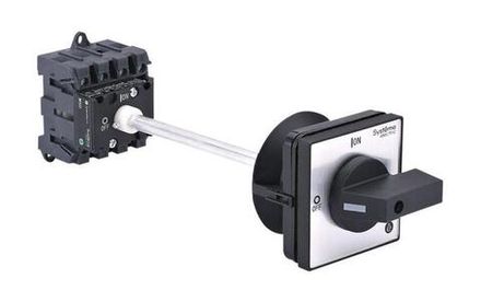 Выключатель-разъединитель 4п 32А IP20 с черн. выносн. рукоят. на дин-рейке/плате SE MSD32440B