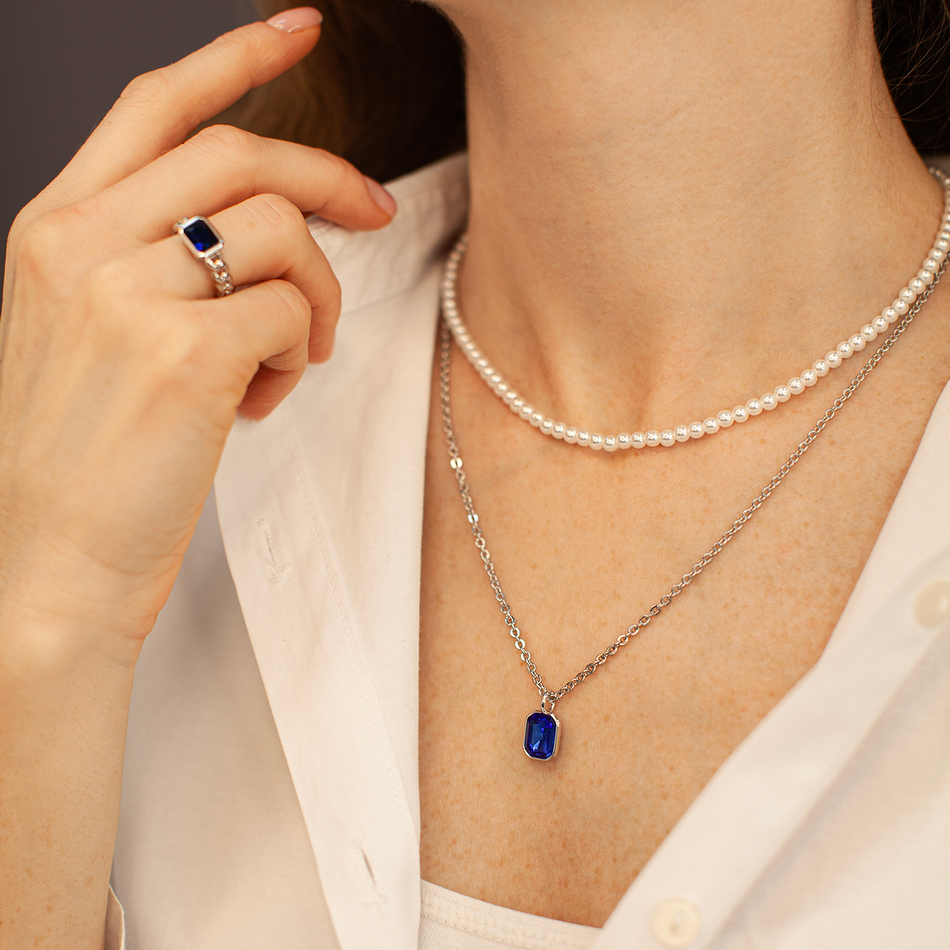 Колье Fiore Luna SAPPHIRE BCN08992-06