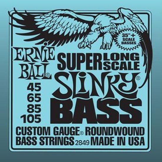 Струны для бас-гитары 45-105 ERNIE BALL 2849 Nickel Wound Long Scale Slinky
