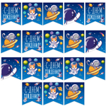 Гирлянда бумажная «С Днем Рождения. Космос», 300 см