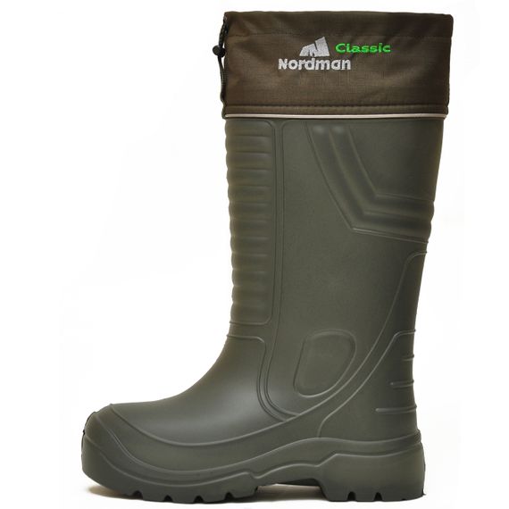 Сапоги специальные Nordman Classic (742) утеплённые с манжетой, олива