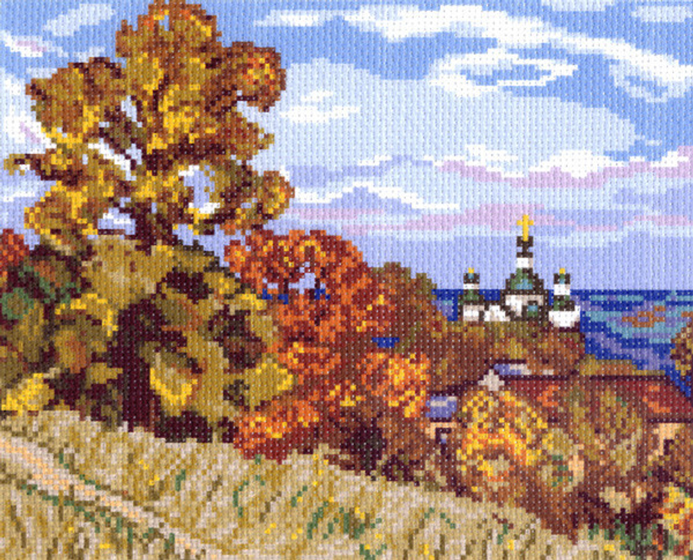 "Осень"-0172 канва с рисунком