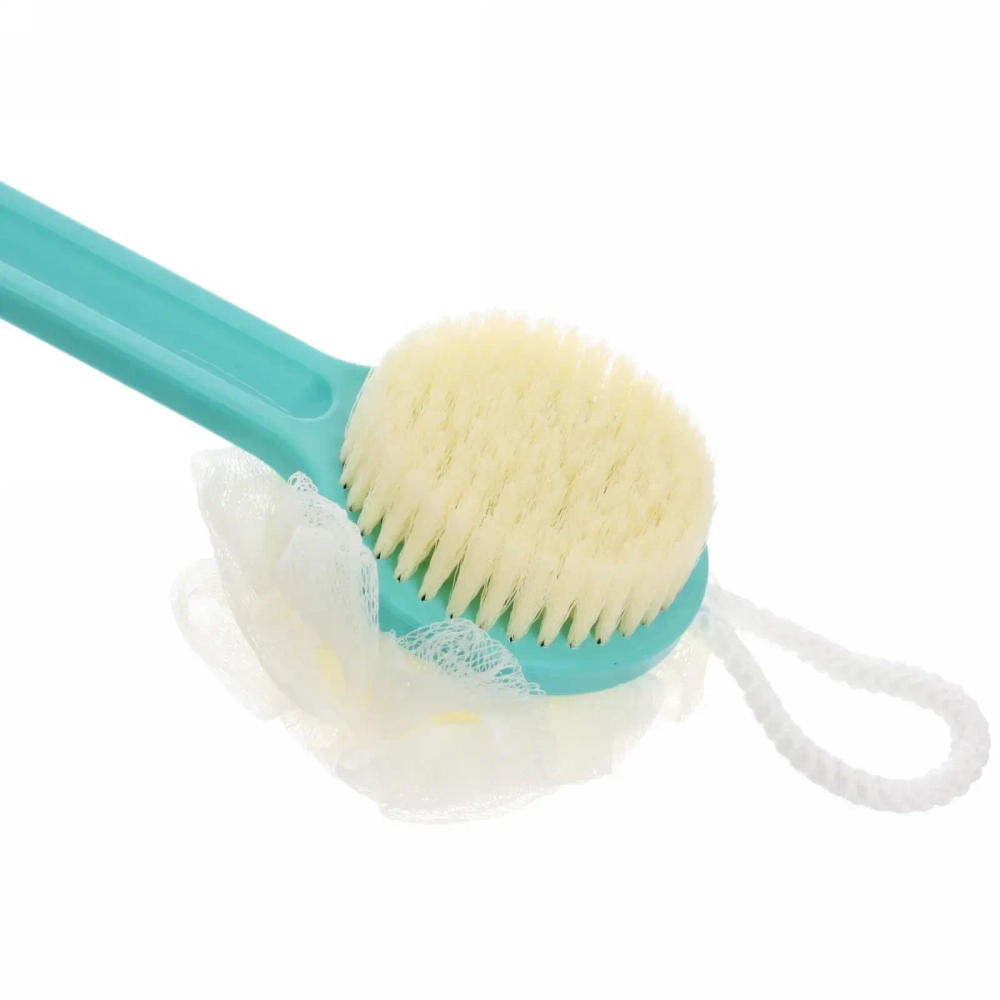 Мочалка массажная «Элегия» на пластиковой ручке, размер мочалки 36*11см