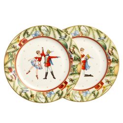 НАБОР ТАРЕЛОК ЗАКУСОЧНЫХ LEFARD "ЩЕЛКУНЧИК" 4 ШТ. 20,5 СМ (КОР=6НАБ.)