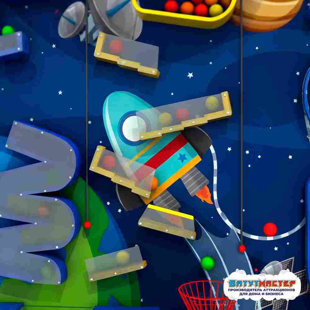 Интерактивная стена «Звёздный Сигнал», 3×0,5×1,8 м