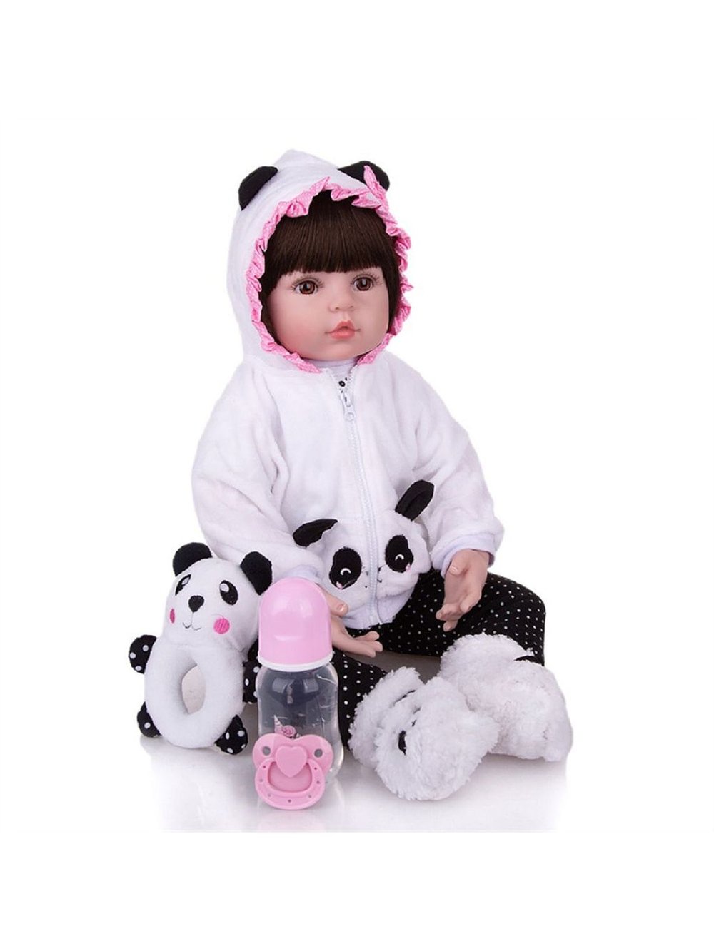 Кукла Реборн виниловая 48см в пакете (FA-062)