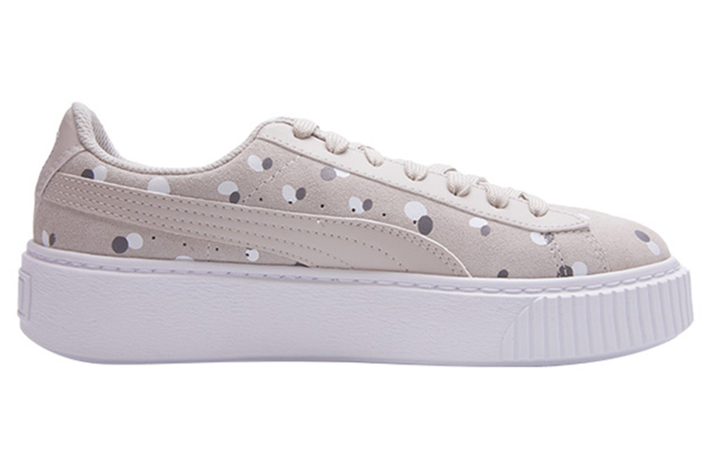 PUMA Sneakers Suede Platform Dots Jr "Silver" Women"s