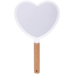 Зеркало косметическое с ручкой «Cute look - Королева», сердце, цвет белый 14*23,3см