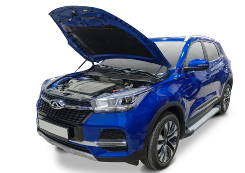 Газовые упоры капота Rival для Chery Tiggo 4 (2018-2023), вкл. Pro .Kaiyi X3 (2023-), вкл PRO , 2 шт., A.ST.0901.1
