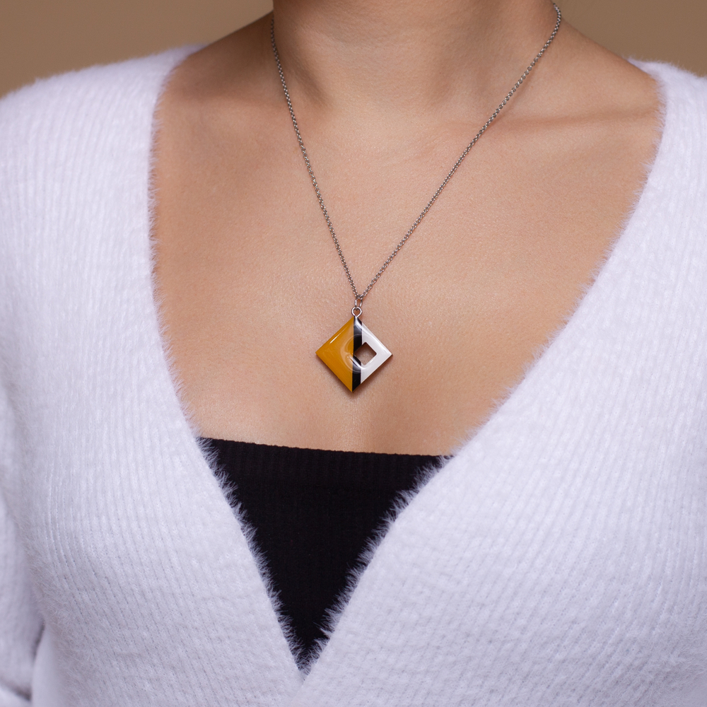 Кулон Ромб - Талисман Малый - Авангард Охра