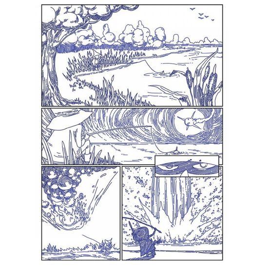 Комикс Рыбак и дракон